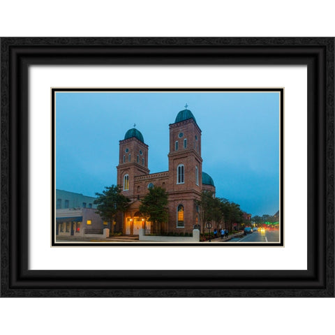 Minor Basilica Black Ornate Wood Framed Art Print with Double Matting by Malone, Will