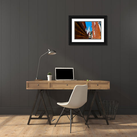 Capital Alley Black Ornate Wood Framed Art Print with Double Matting by Malone, Will