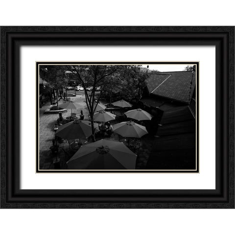 Lunch Black Ornate Wood Framed Art Print with Double Matting by Malone, Will