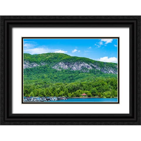 Backdrop Black Ornate Wood Framed Art Print with Double Matting by Malone, Will