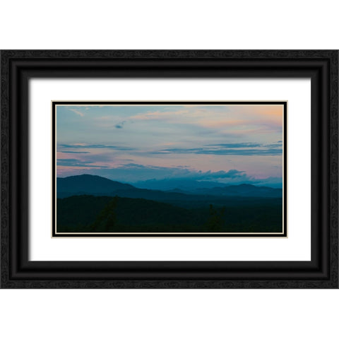 Smokey Morning Black Ornate Wood Framed Art Print with Double Matting by Malone, Will