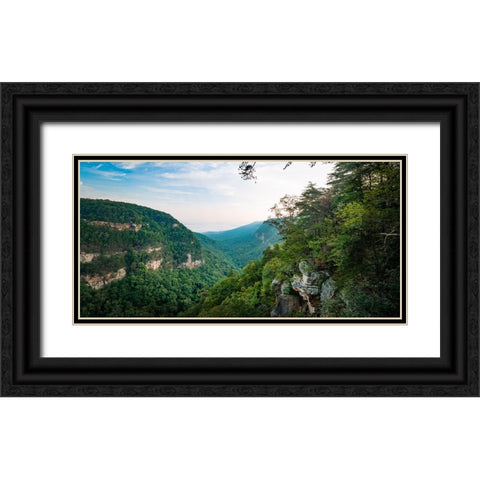 Cloudland Black Ornate Wood Framed Art Print with Double Matting by Malone, Will