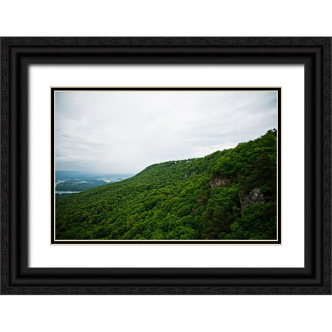 Sunset Rock Black Ornate Wood Framed Art Print with Double Matting by Malone, Will