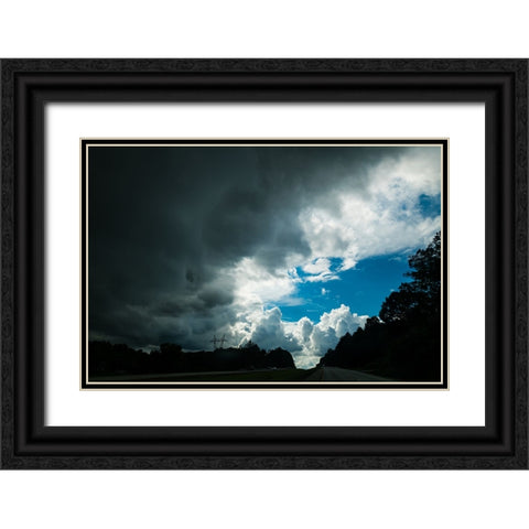 The Void Black Ornate Wood Framed Art Print with Double Matting by Malone, Will