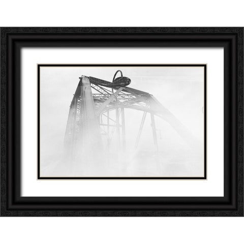 Walnut Fog Black Ornate Wood Framed Art Print with Double Matting by Malone, Will