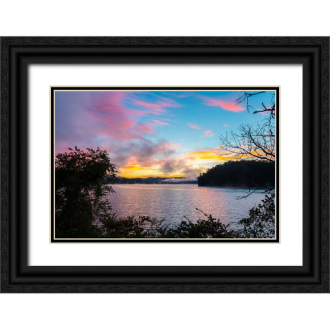 Rainbow Ocoee 2 Black Ornate Wood Framed Art Print with Double Matting by Malone, Will