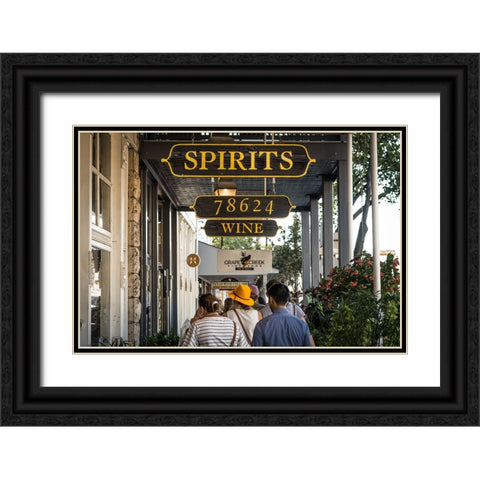 Woman in the Yellow Hat Black Ornate Wood Framed Art Print with Double Matting by Malone, Will