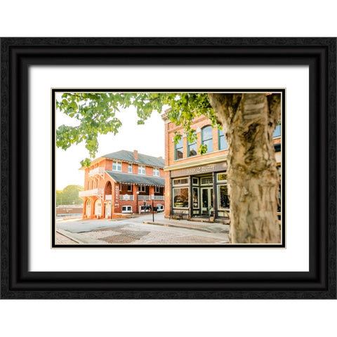 Hotel Black Ornate Wood Framed Art Print with Double Matting by Malone, Will