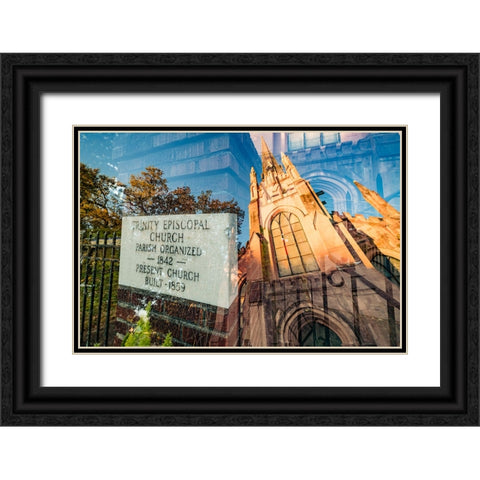 Trinity 2 Black Ornate Wood Framed Art Print with Double Matting by Malone, Will