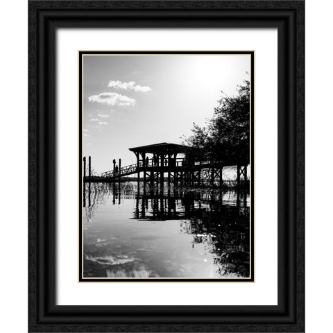 Beautiful Bluffton Day 2 Black Ornate Wood Framed Art Print with Double Matting by Malone, Will