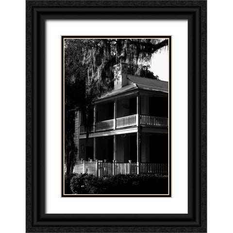 Bluffton House Black Ornate Wood Framed Art Print with Double Matting by Malone, Will