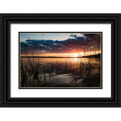 Classic Sunset 2 Black Ornate Wood Framed Art Print with Double Matting by Malone, Will