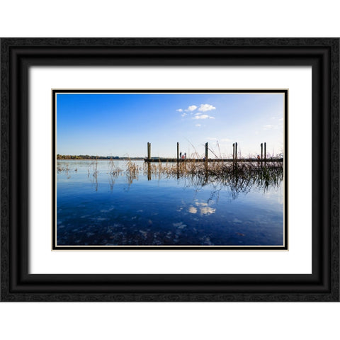 Overlook Black Ornate Wood Framed Art Print with Double Matting by Malone, Will