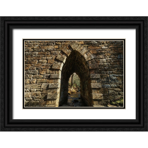 Gateway Black Ornate Wood Framed Art Print with Double Matting by Malone, Will