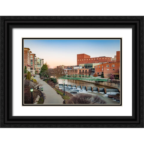 GVL 1 Black Ornate Wood Framed Art Print with Double Matting by Malone, Will