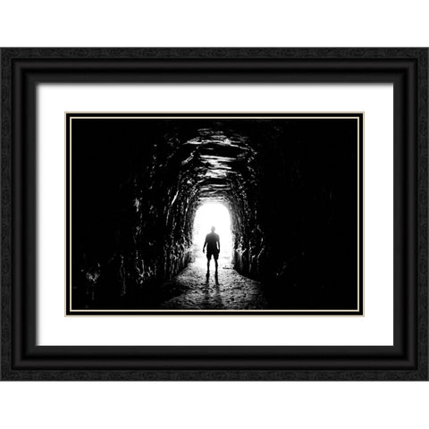 Stumphouse Black Ornate Wood Framed Art Print with Double Matting by Malone, Will