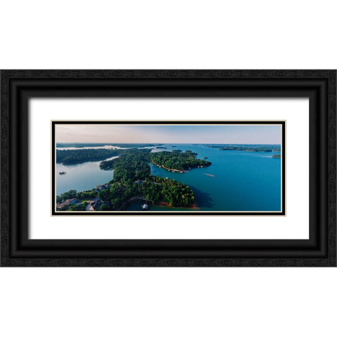 Hartwell Pano Black Ornate Wood Framed Art Print with Double Matting by Malone, Will