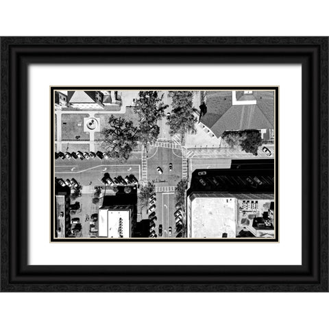 Hustle Black Ornate Wood Framed Art Print with Double Matting by Malone, Will