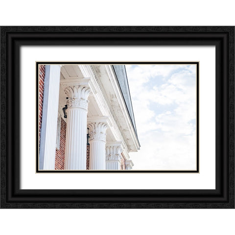 Pelzer Columns Black Ornate Wood Framed Art Print with Double Matting by Malone, Will