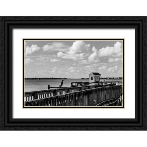 The Hurricane Black Ornate Wood Framed Art Print with Double Matting by Malone, Will
