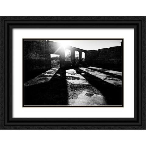 The Mill Black Ornate Wood Framed Art Print with Double Matting by Malone, Will