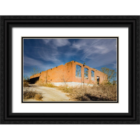 The Mill 4 Black Ornate Wood Framed Art Print with Double Matting by Malone, Will