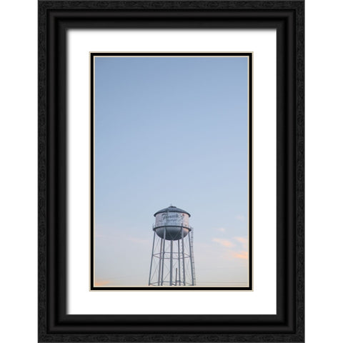 Watertower 7 Black Ornate Wood Framed Art Print with Double Matting by Malone, Will