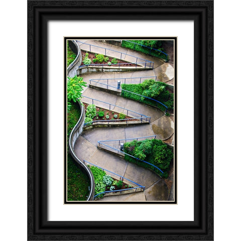 Wmwalkway Black Ornate Wood Framed Art Print with Double Matting by Malone, Will