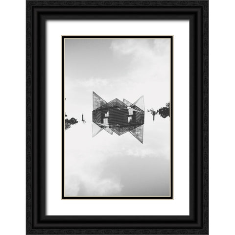 Chattanooga II Black Ornate Wood Framed Art Print with Double Matting by Malone, Will