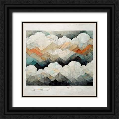Cloud Dream 3 Black Ornate Wood Framed Art Print with Double Matting by Screendoor