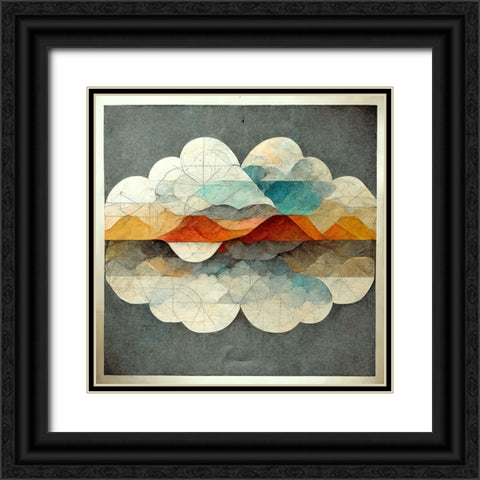 Cloud Dream 4 Black Ornate Wood Framed Art Print with Double Matting by Screendoor