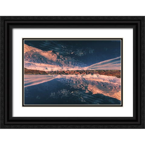 Grand Canyon 2 Black Ornate Wood Framed Art Print with Double Matting by Malone, Will