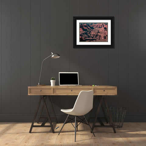 Grand Canyon Black Ornate Wood Framed Art Print with Double Matting by Malone, Will