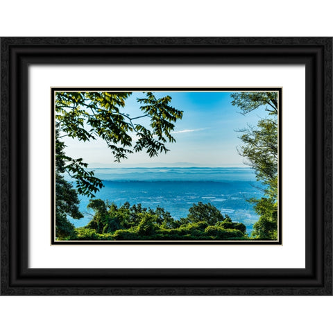 Morning Layers 2 Black Ornate Wood Framed Art Print with Double Matting by Malone, Will