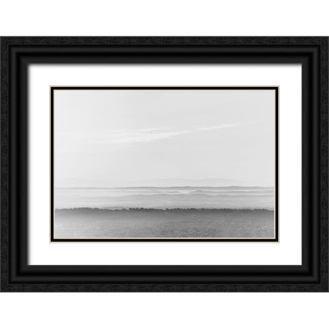Morning Layers Black Ornate Wood Framed Art Print with Double Matting by Malone, Will