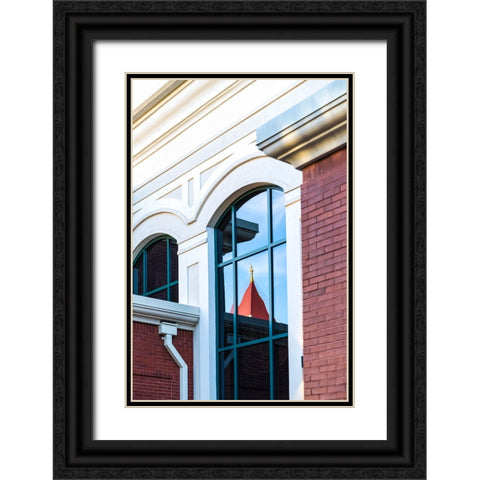 Window 1 Black Ornate Wood Framed Art Print with Double Matting by Malone, Will