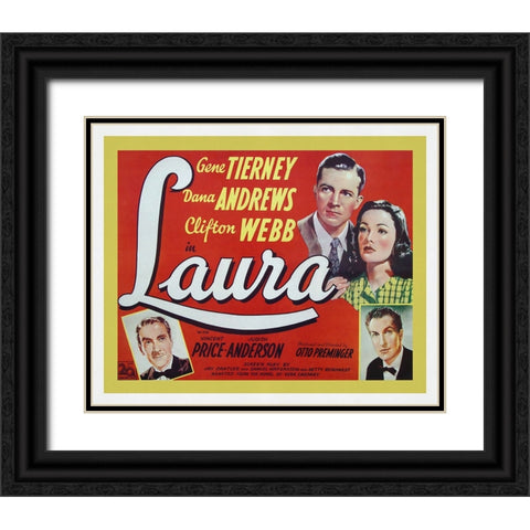 Laura 2 Black Ornate Wood Framed Art Print with Double Matting by Screendoor