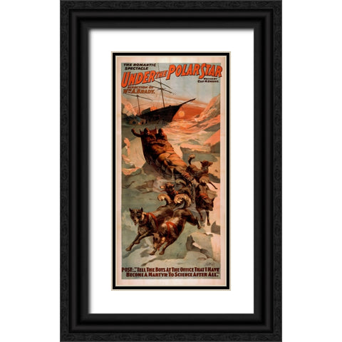 Under The Polar Star Black Ornate Wood Framed Art Print with Double Matting by Screendoor