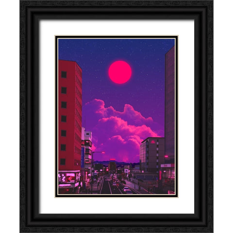 Magical Nights 2 Black Ornate Wood Framed Art Print with Double Matting by Orozco, Danner