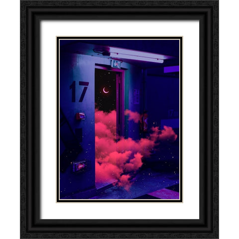 The Exit Black Ornate Wood Framed Art Print with Double Matting by Orozco, Danner