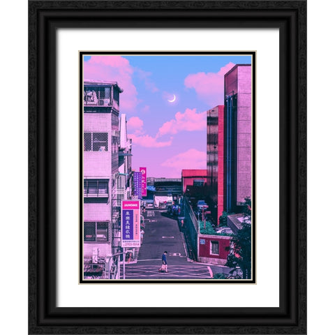 Anime Vs Reality 3 Black Ornate Wood Framed Art Print with Double Matting by Orozco, Danner