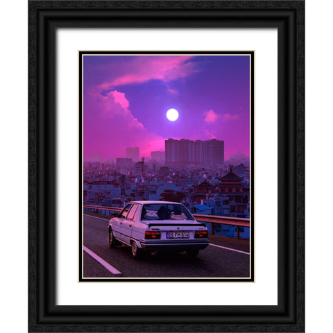 Going Back to the Past 2 Black Ornate Wood Framed Art Print with Double Matting by Orozco, Danner