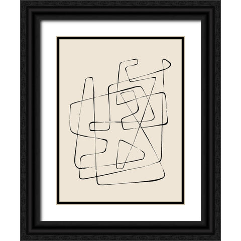 Heading Nowhere Black Ornate Wood Framed Art Print with Double Matting by CAG