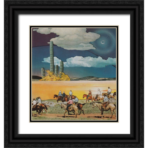 Prospect Black Ornate Wood Framed Art Print with Double Matting by Wonder, Howie