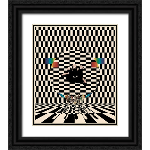 Prism Black Ornate Wood Framed Art Print with Double Matting by Wonder, Howie