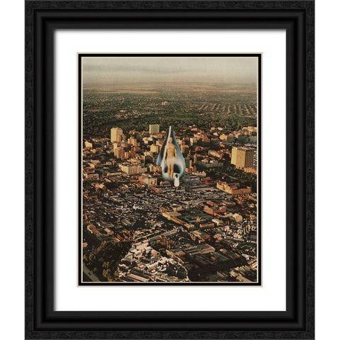 Contact Black Ornate Wood Framed Art Print with Double Matting by Wonder, Howie