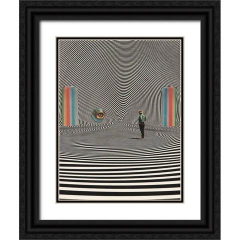Synesthesia Black Ornate Wood Framed Art Print with Double Matting by Wonder, Howie
