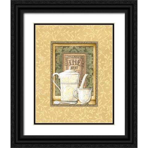 The Vert Black Ornate Wood Framed Art Print with Double Matting by Audrey, Charlene
