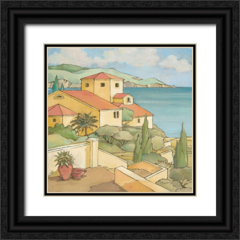 Torrino I Black Ornate Wood Framed Art Print with Double Matting by Brent, Paul