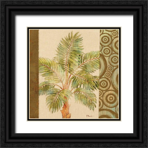 Parlor Palm II Black Ornate Wood Framed Art Print with Double Matting by Brent, Paul